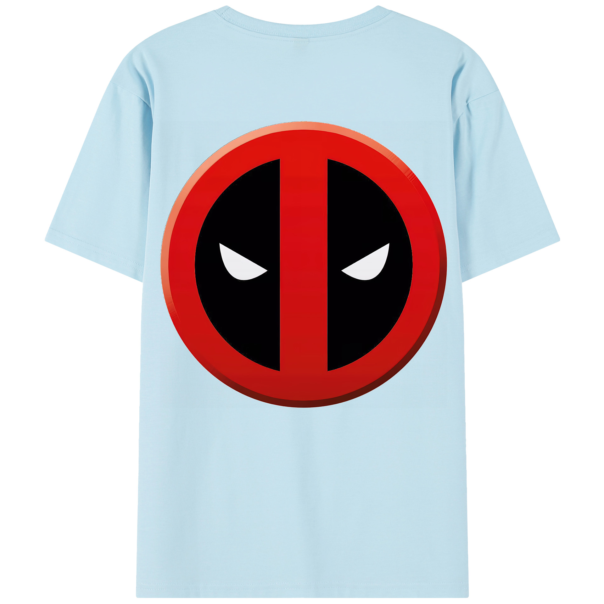 （画像用） Deadpool デッドプール 綿100％半袖Tシャツ（背面プリント）